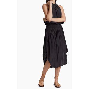 Ramy Brook Audrey Blouson black Midi-Dress size XS